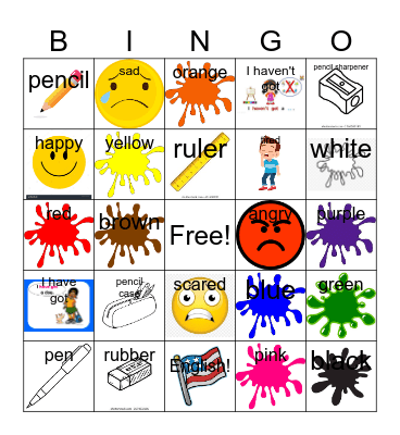 First Grade Unit ! Bingo Card