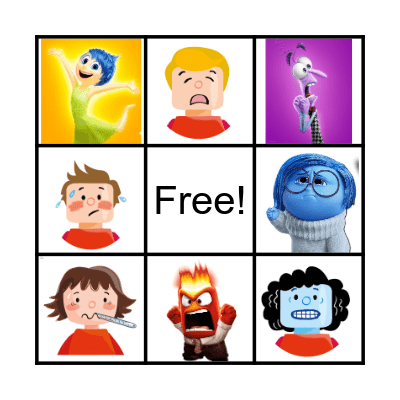 Feelings and Emotions Bingo Card