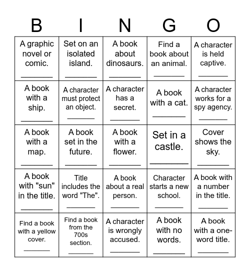 WMMMS Q2 Library Bingo Card