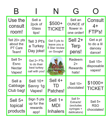 Thanksgiving! Bingo Card