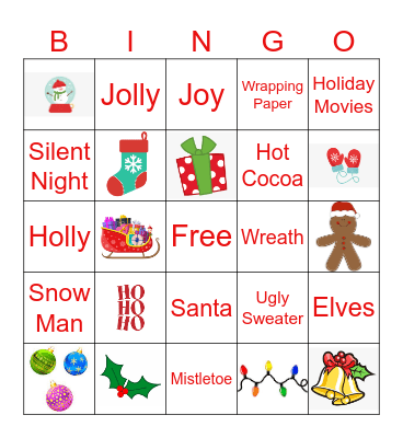 FAB HOLIDAY EVENT Bingo Card
