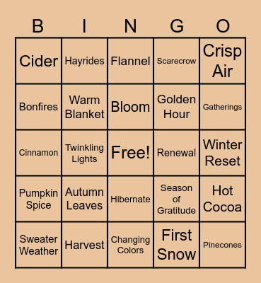 TCAT All Hands! Bingo Card