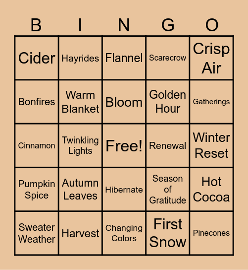 TCAT All Hands! Bingo Card