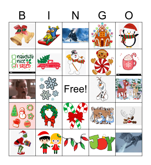 Christmas Bingo Card