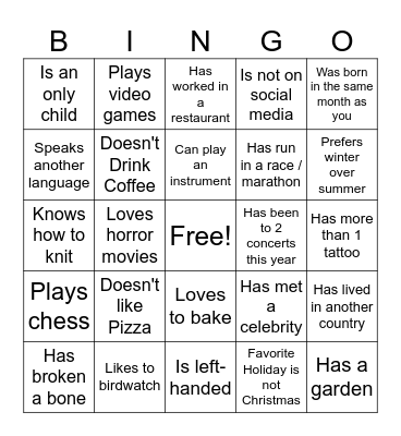 ADMIN STAFF BINGO Card