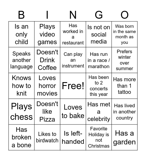 ADMIN STAFF BINGO Card