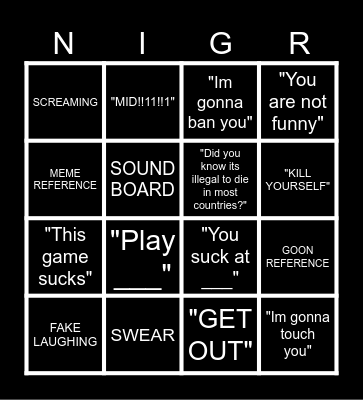 Friends Bingo Card