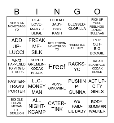 RATCHET BINGO Card
