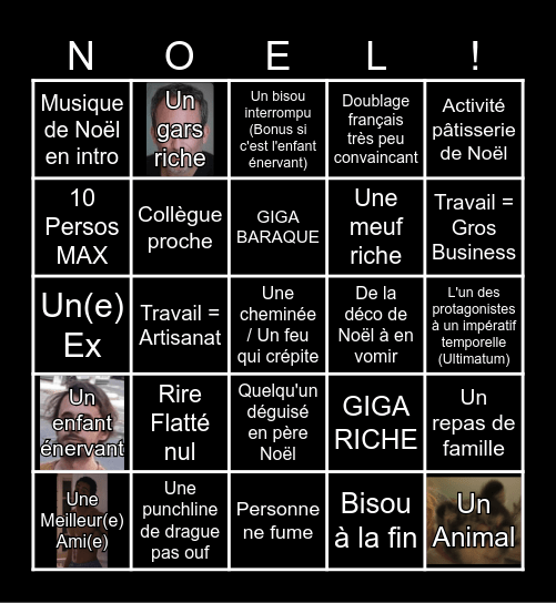 L'AMOUR OUI Bingo Card
