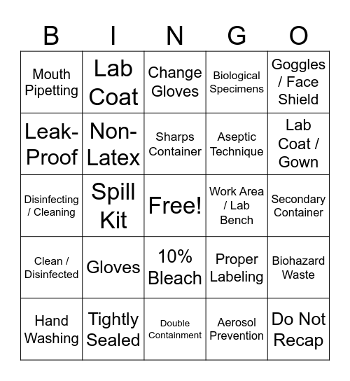 BINGOOOOOOOOOOO Bingo Card