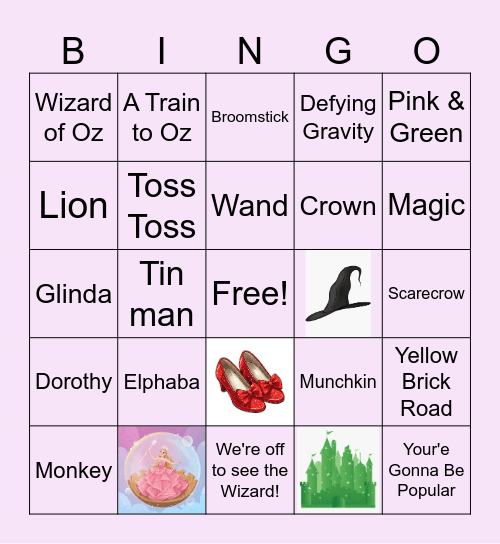 A Wicked Game! Bingo Card