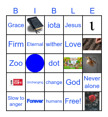 God's Word is Eternal Bingo Card