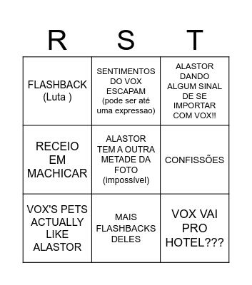 RADIOSTATIC Bingo Card