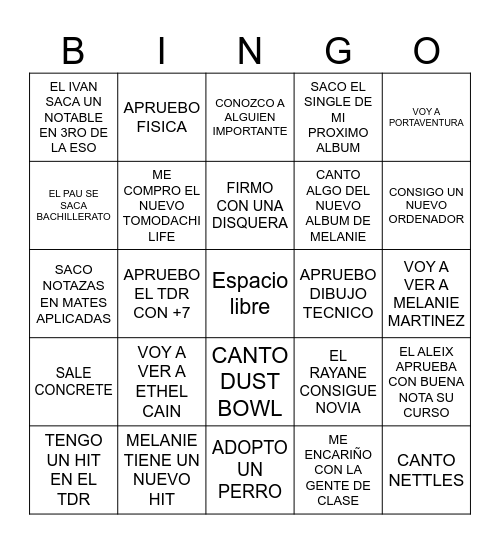2026 BINGO Card