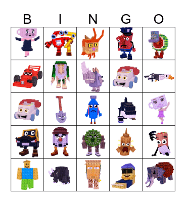 Plants vs brainrot Bingo Card