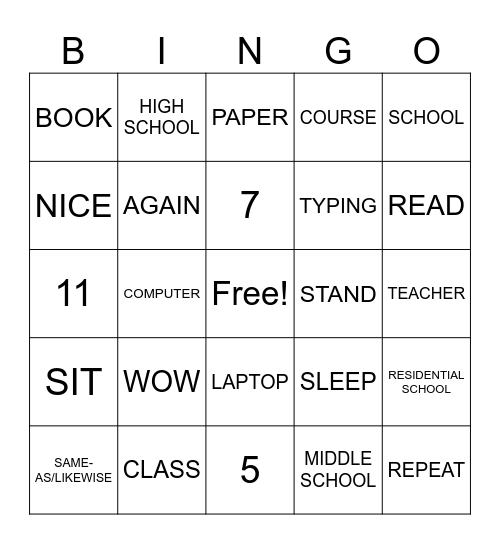UNIT 2 ENRICH (FULL) Bingo Card