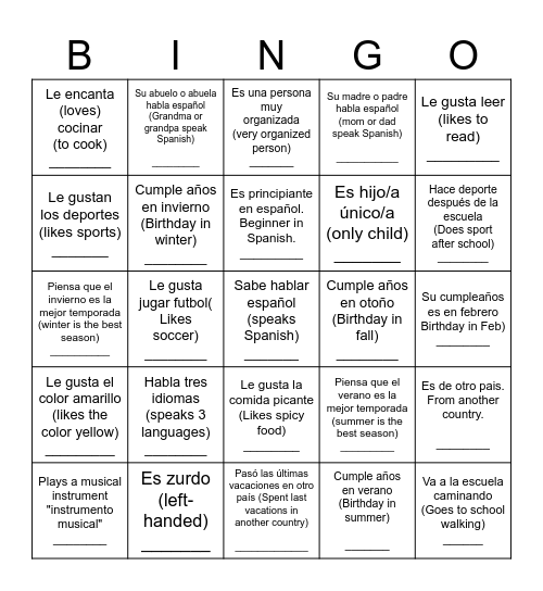 BINGO RETIRO TRIATLÓN Bingo Card