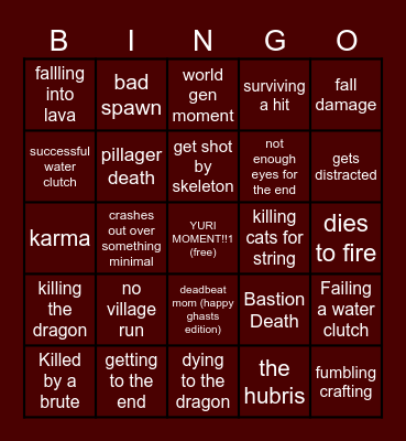 The greates Bingo to ever exist meow Bingo Card
