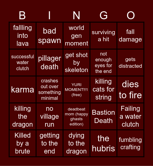 The greates Bingo to ever exist meow Bingo Card