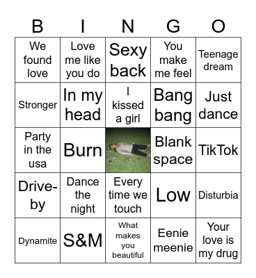 White girl wasted Bingo Card