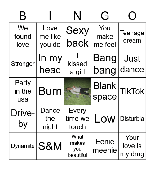 White girl wasted Bingo Card