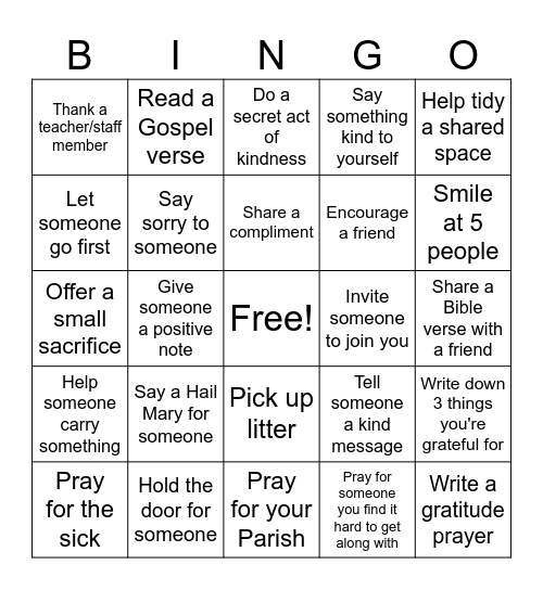 Crusaders Bingo! Bingo Card