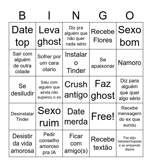 Tepha 2026 Bingo Card