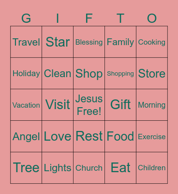 What are they saying? Bingo Card