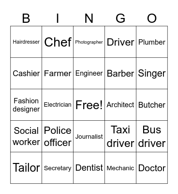 UNIT 5 Bingo Card