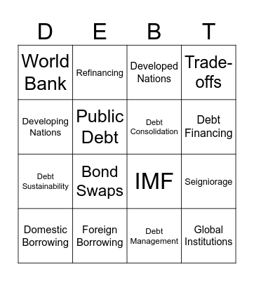 GROUP 3: ICE BREAKER Bingo Card