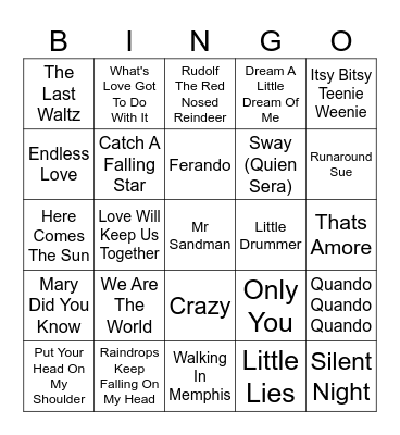 2025 End of Year Bingo Card