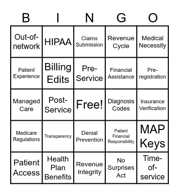 CRCR Review Bingo Card