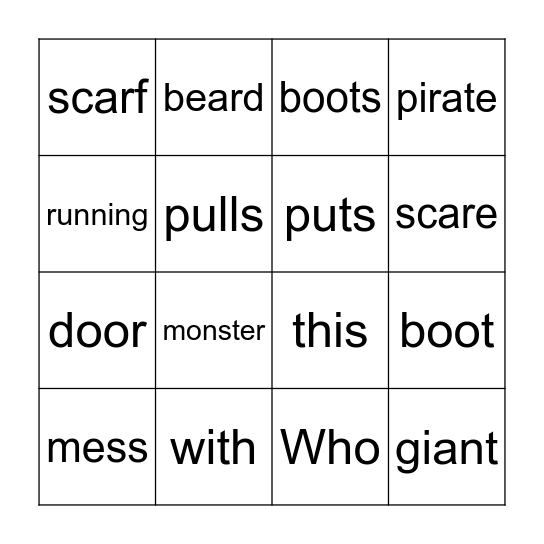 What a Mess!! Bingo 2 Bingo Card