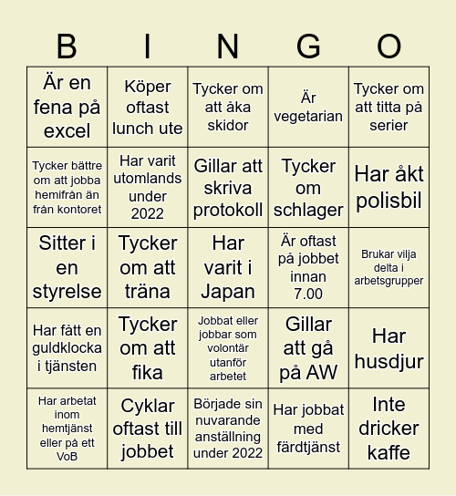 Mingelbingo Card