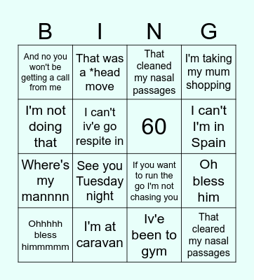 JOBO'S BINGO Card