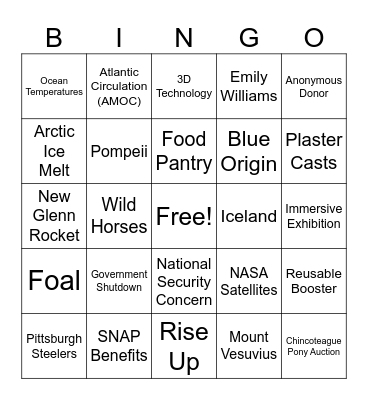 CNN 10 11/17/25 Bingo Card