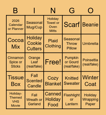 TCAT All-Hands! Bingo Card