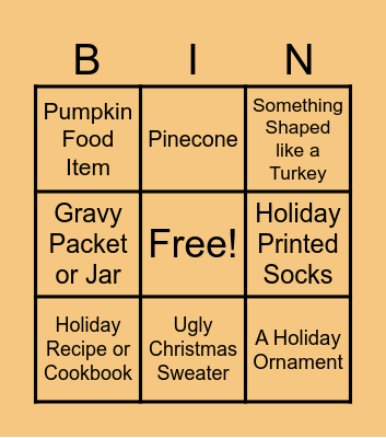 Tie-Breaker! Bingo Card