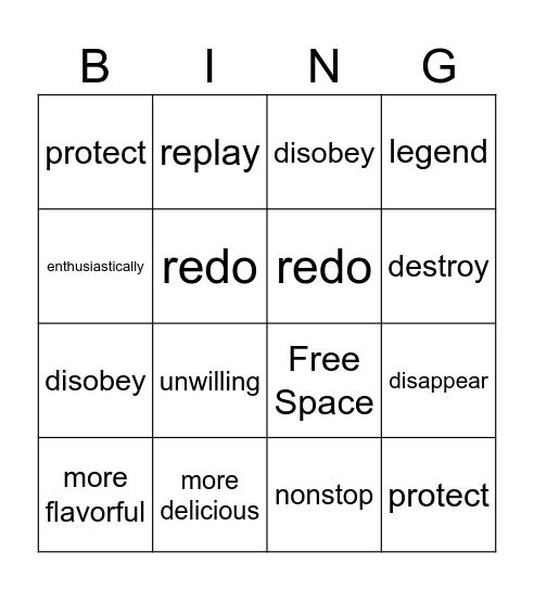 Why the Sea is Salty Bingo Card