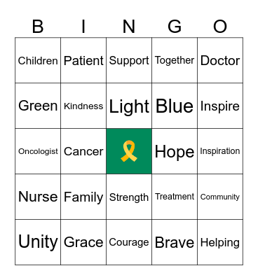 WITHGrace Bingo Card