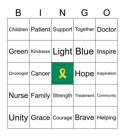 WITHGrace Bingo Card