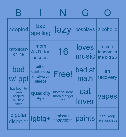 ALEX BINGO Card