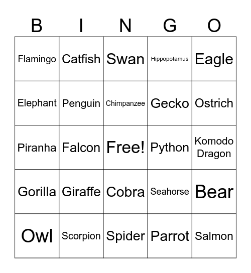 MONDAY FUNDAY Bingo Card