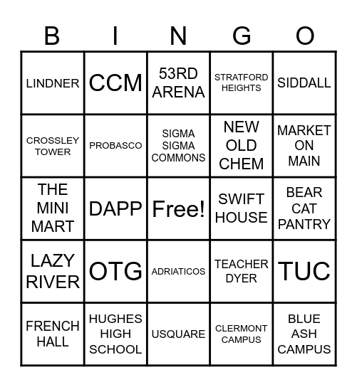 HALL GOVERNMENT Bingo Card