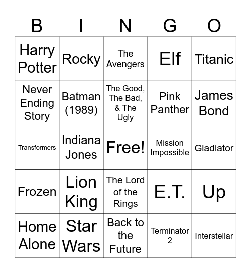 Music Scores Bingo Card