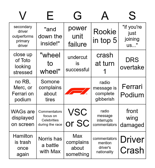 2025 Bingo Card