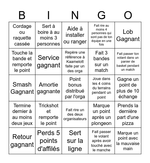 BingOBC Bingo Card