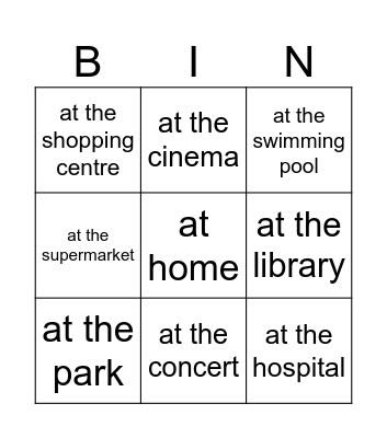 Find someone who was ... yesterday! Bingo Card