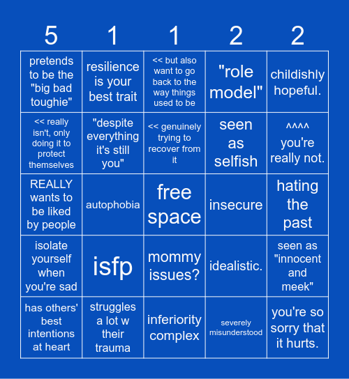 how much i kin them Bingo Card