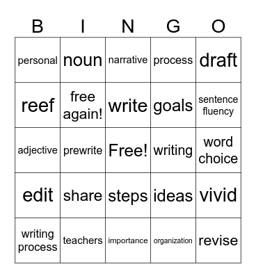Live Bingo Card